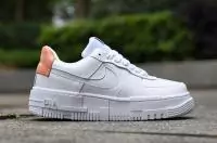 sneakers nike air force 1 pixel blanche orange